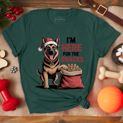 Holiday Snacks Dog T-shirt