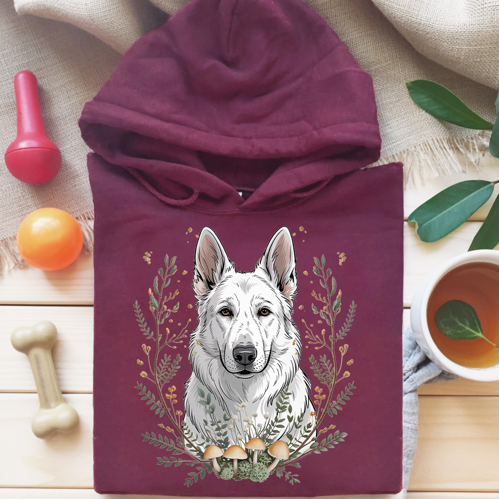 Bohemian White Shepherd Hoodie