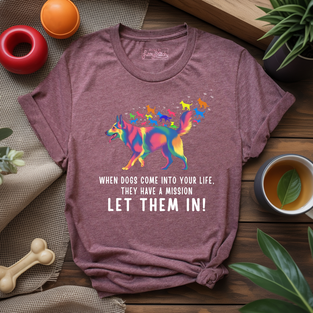 Colorful Shepherd Mission T-shirt