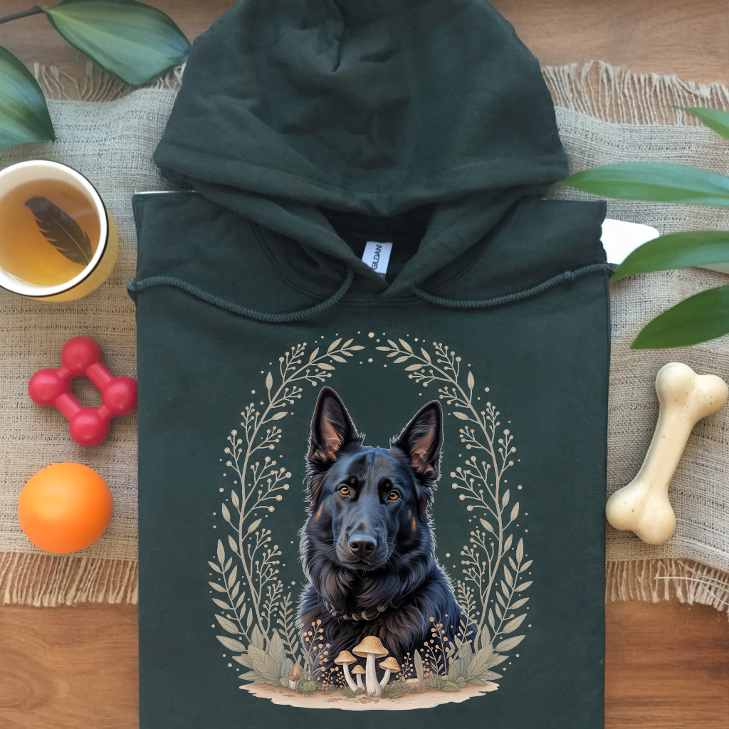 Bohemian Black Shepherd Hoodie
