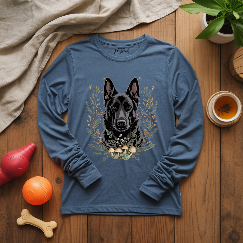 Bohemian Black Shepherd Long Sleeve T-shirt