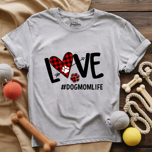 Love Dog Mom Life T-shirt
