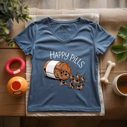 Happy Pills Lady V-Neck