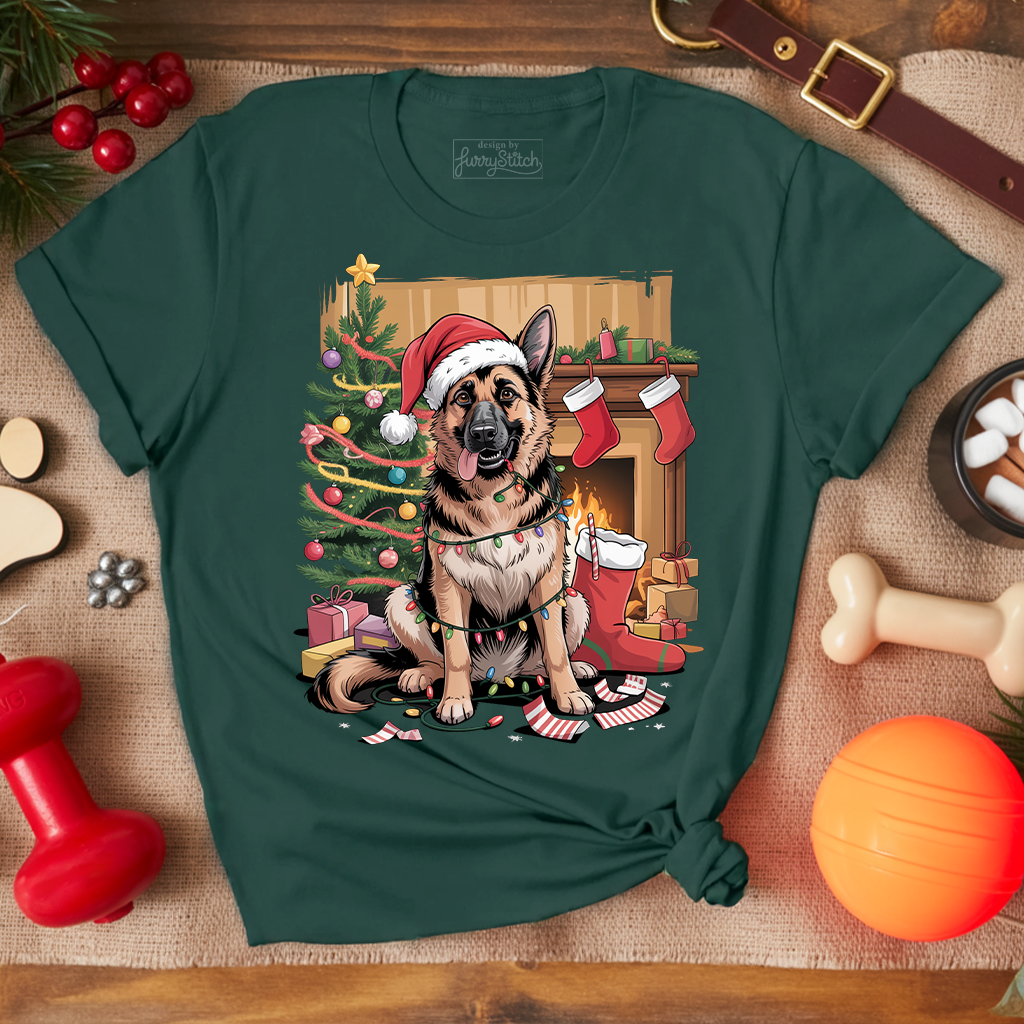 Merry Mess GSD T-shirt