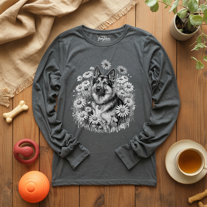Monochrome Daisy Shepherd Long Sleeve T-shirt