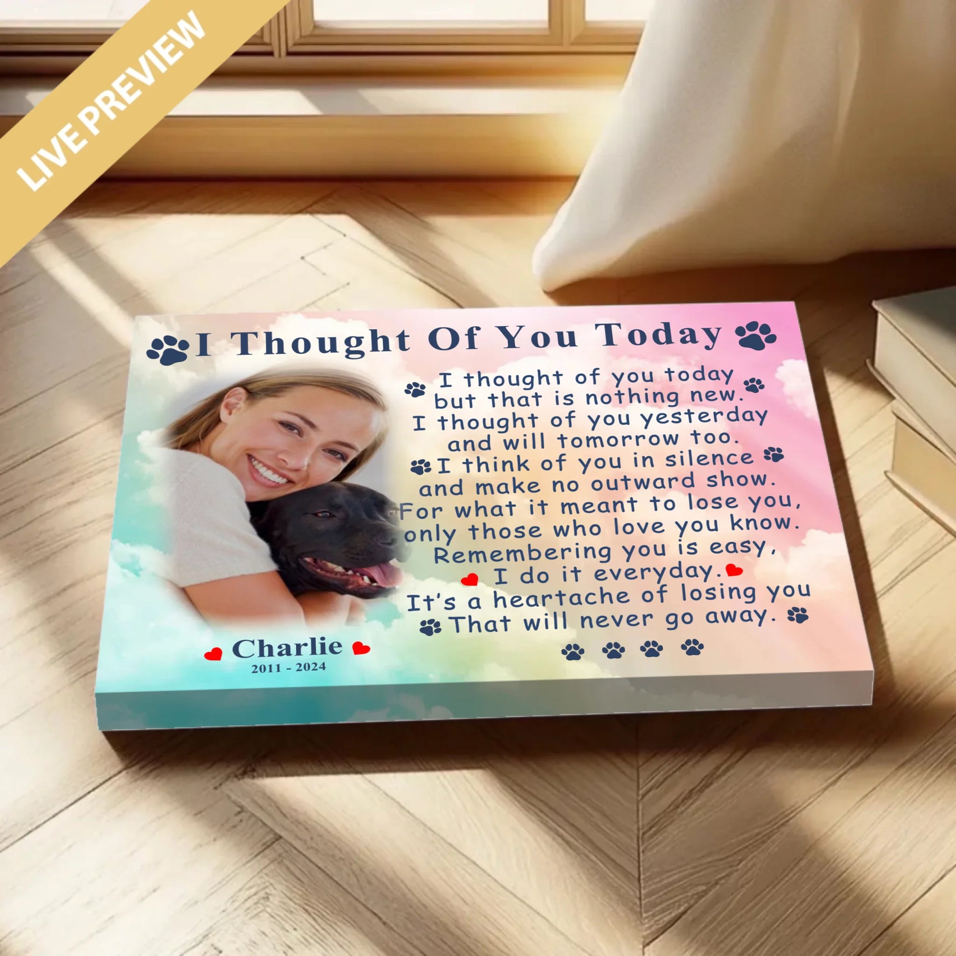 20x16 Mockup Canvas Wrapped - ngang
