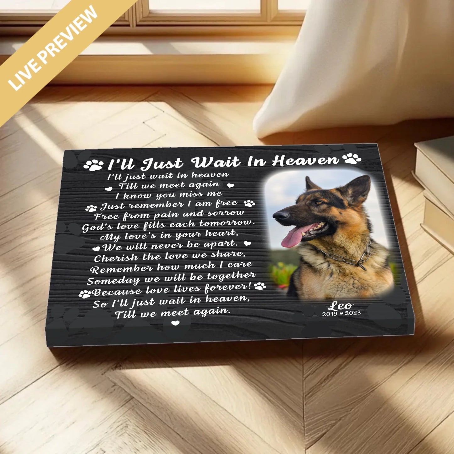 20x16 Mockup Canvas Wrapped - ngang