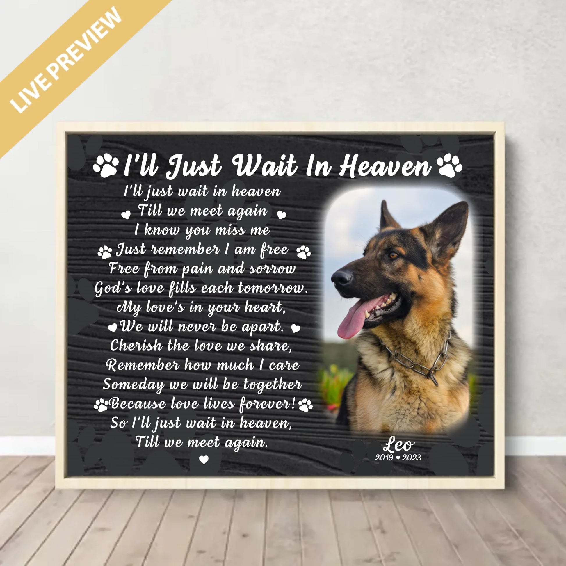 20x16 - Framed Nature - Mockup Canvas Ngang