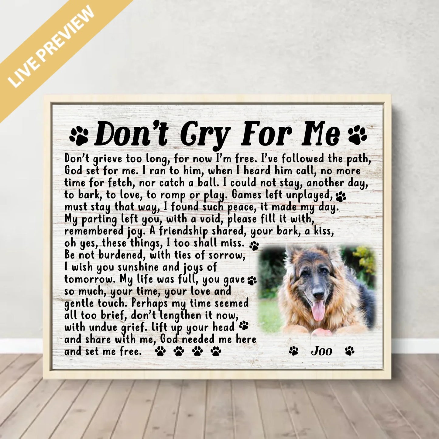 20x16 - Framed Nature - Mockup Canvas Ngang