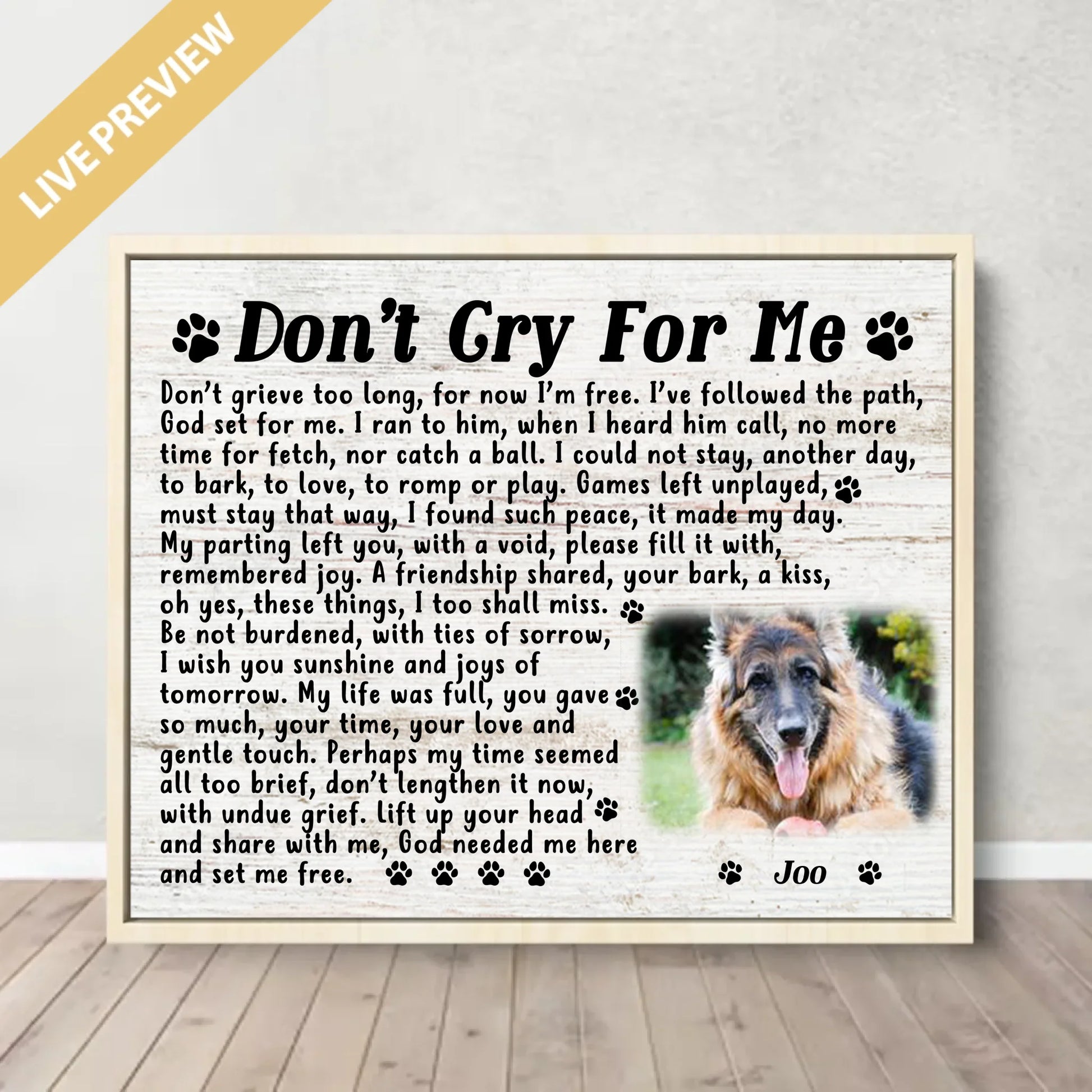 20x16 - Framed Nature - Mockup Canvas Ngang