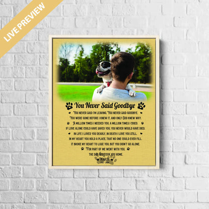 16x20 - Framed Nature - Mockup Canvas Dọc