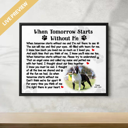 20x16 - Framed Black -Mockup Canvas Ngang