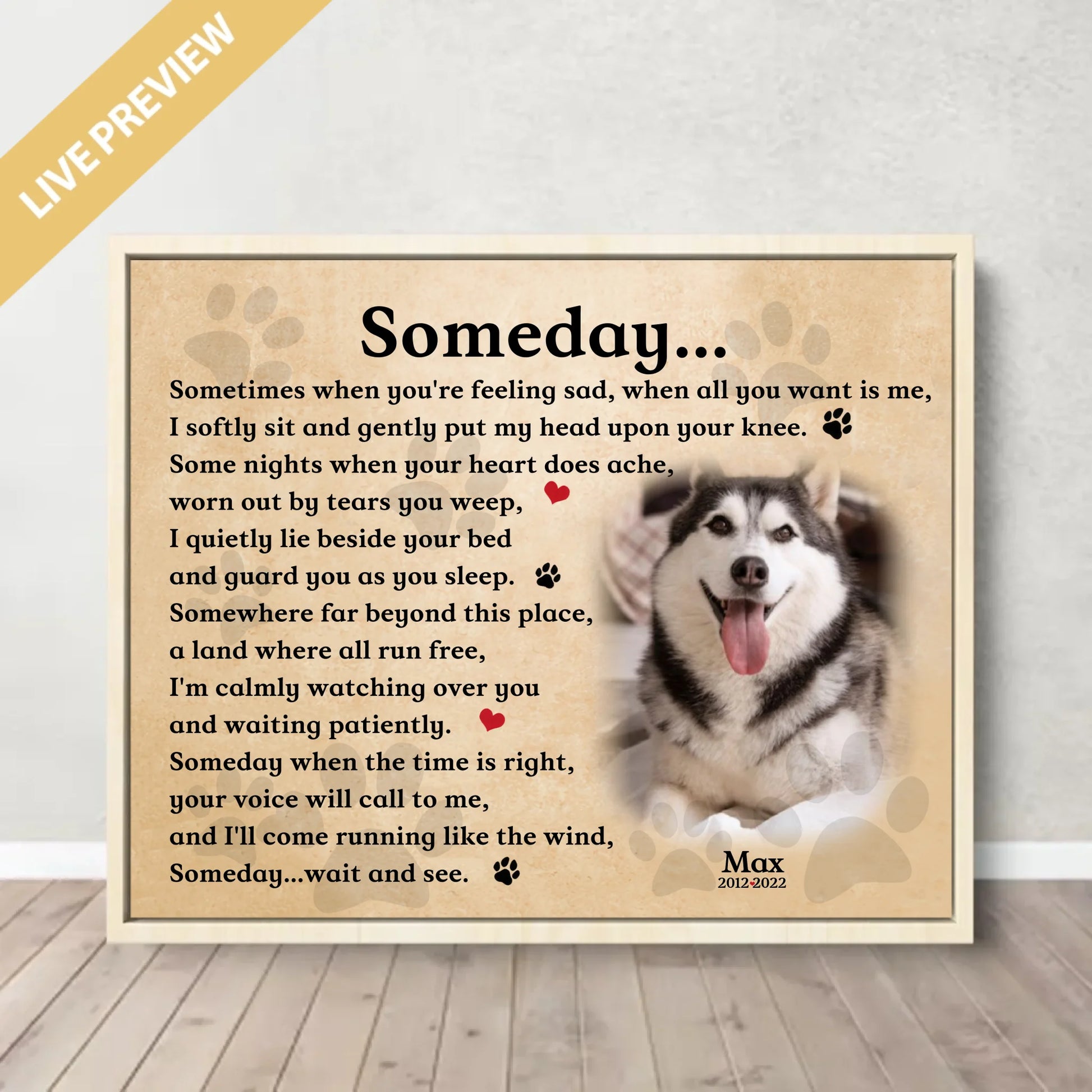 20x16 - Framed Nature - Mockup Canvas Ngang