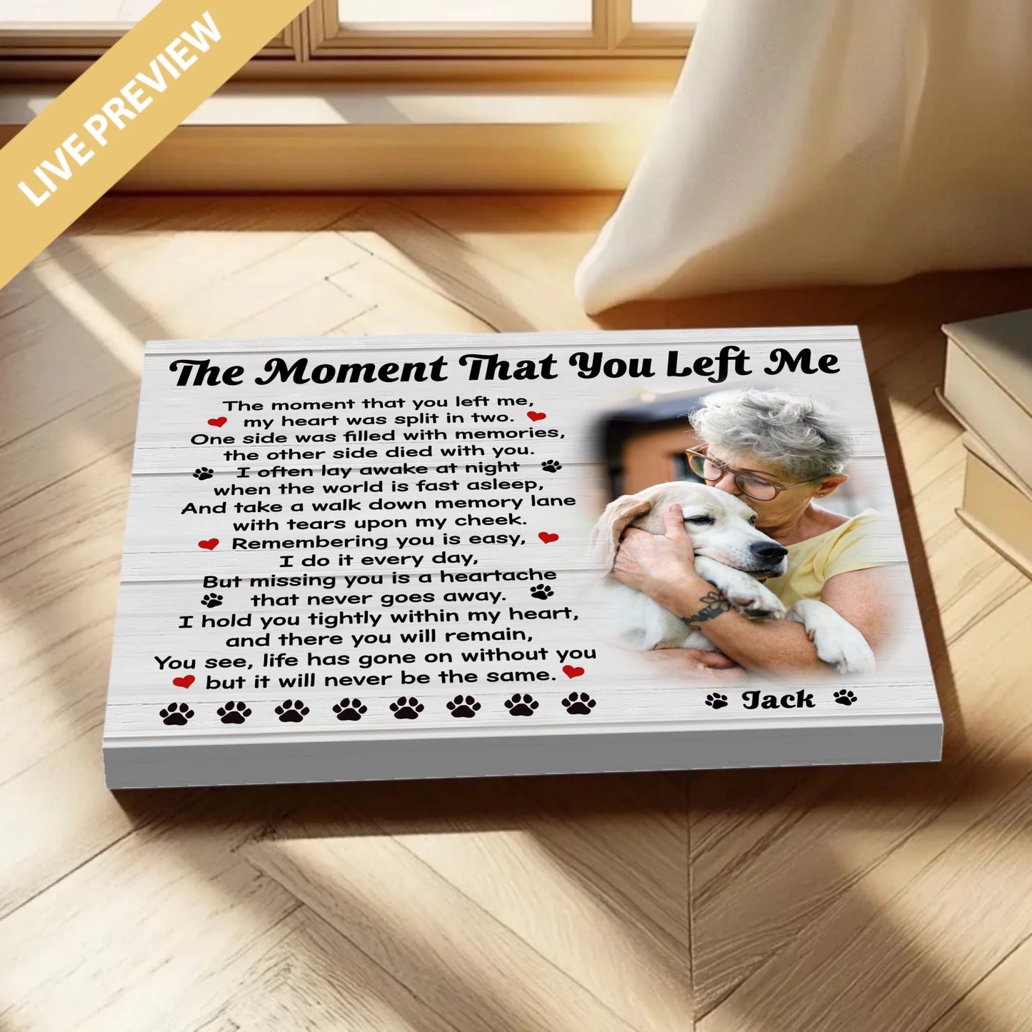 20x16 Mockup Canvas Wrapped - ngang