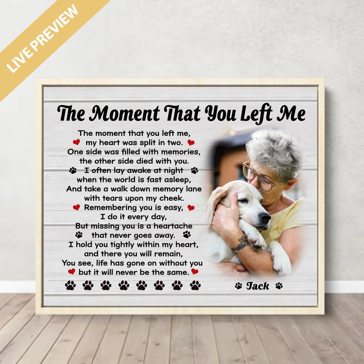 20x16 - Framed Nature - Mockup Canvas Ngang