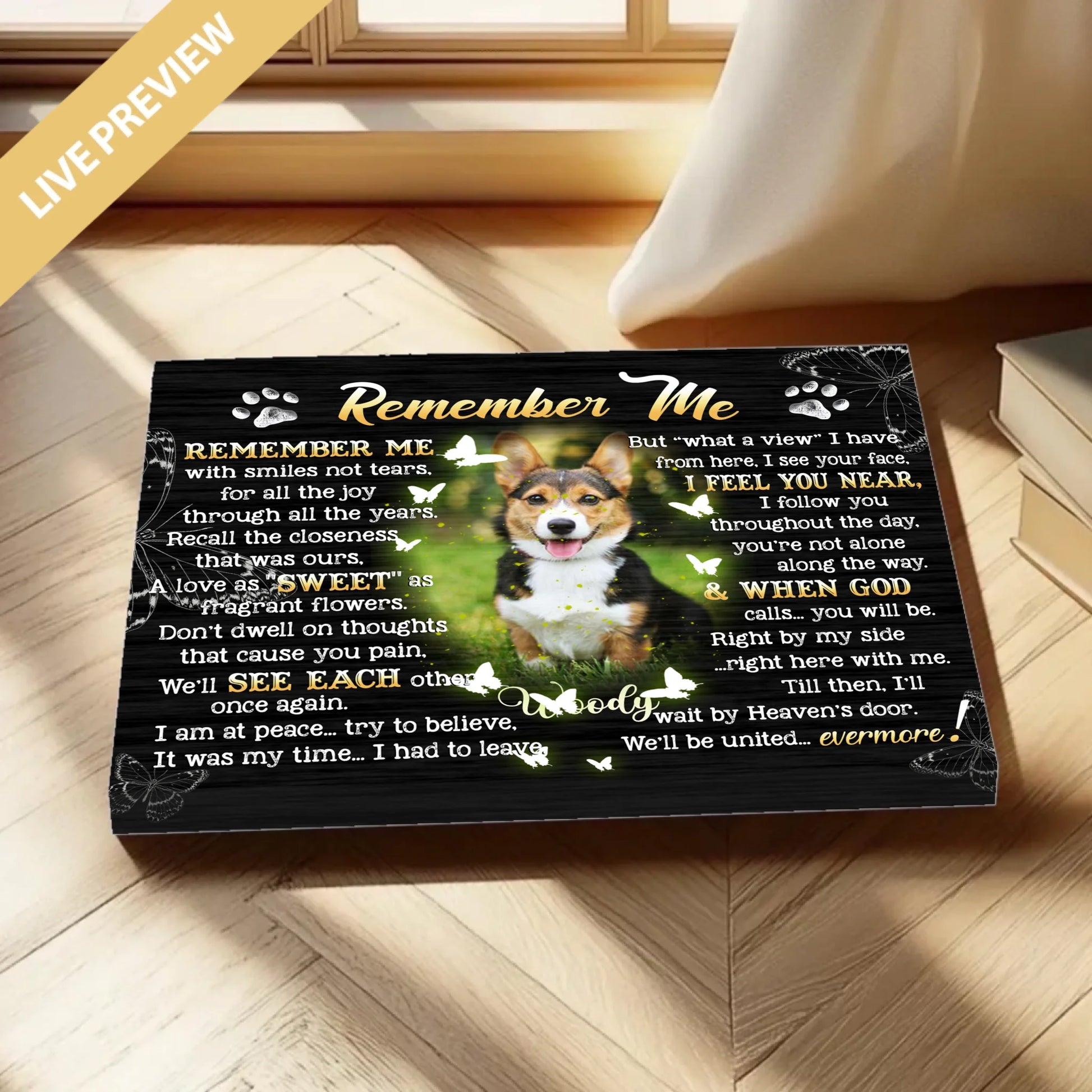 20x16 Mockup Canvas Wrapped - ngang
