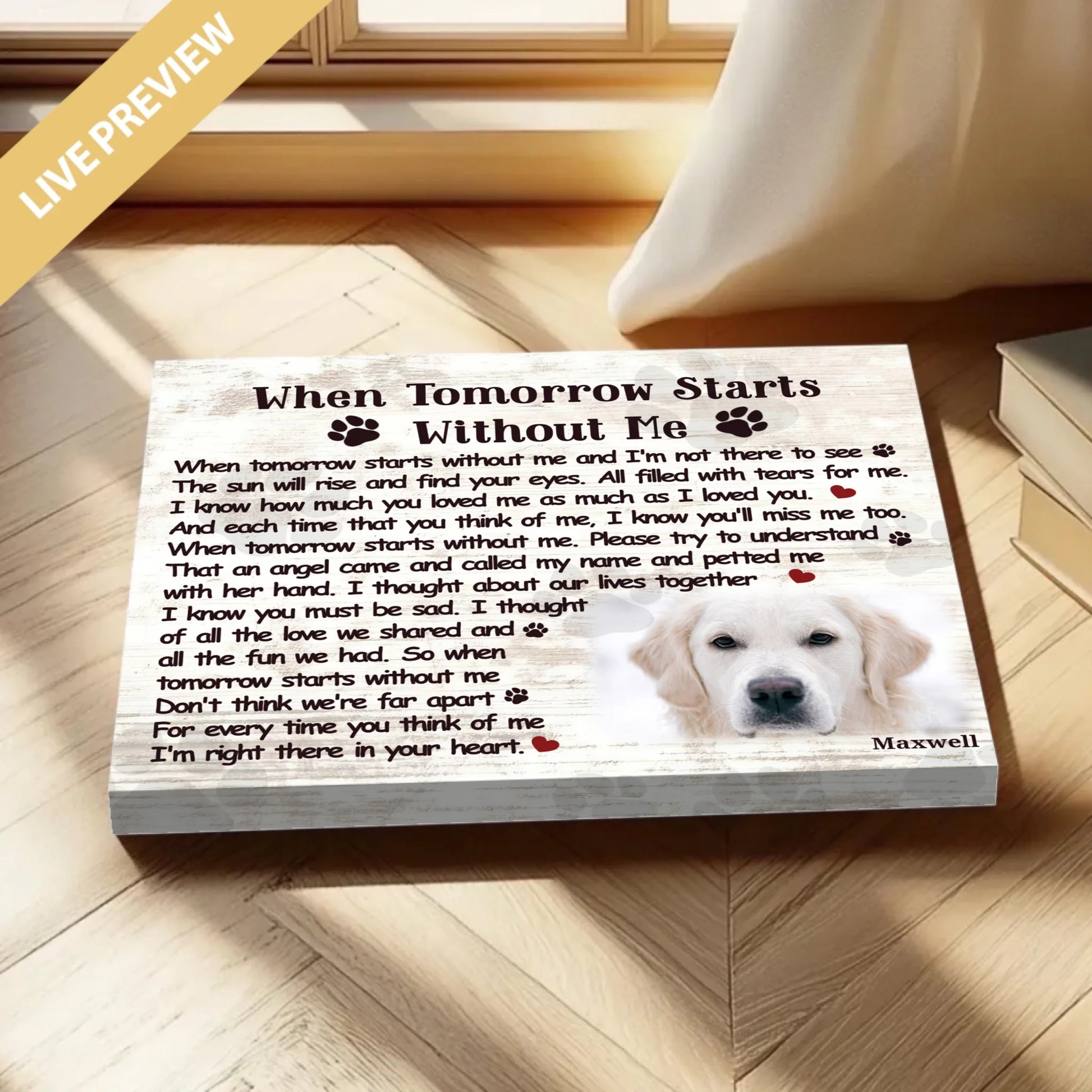 20x16 Mockup Canvas Wrapped - ngang