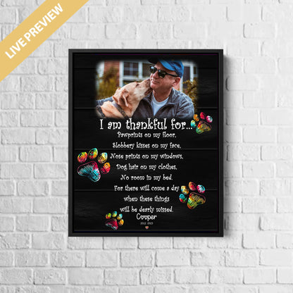 16x20 - Framed Black - Mockup Canvas Dọc