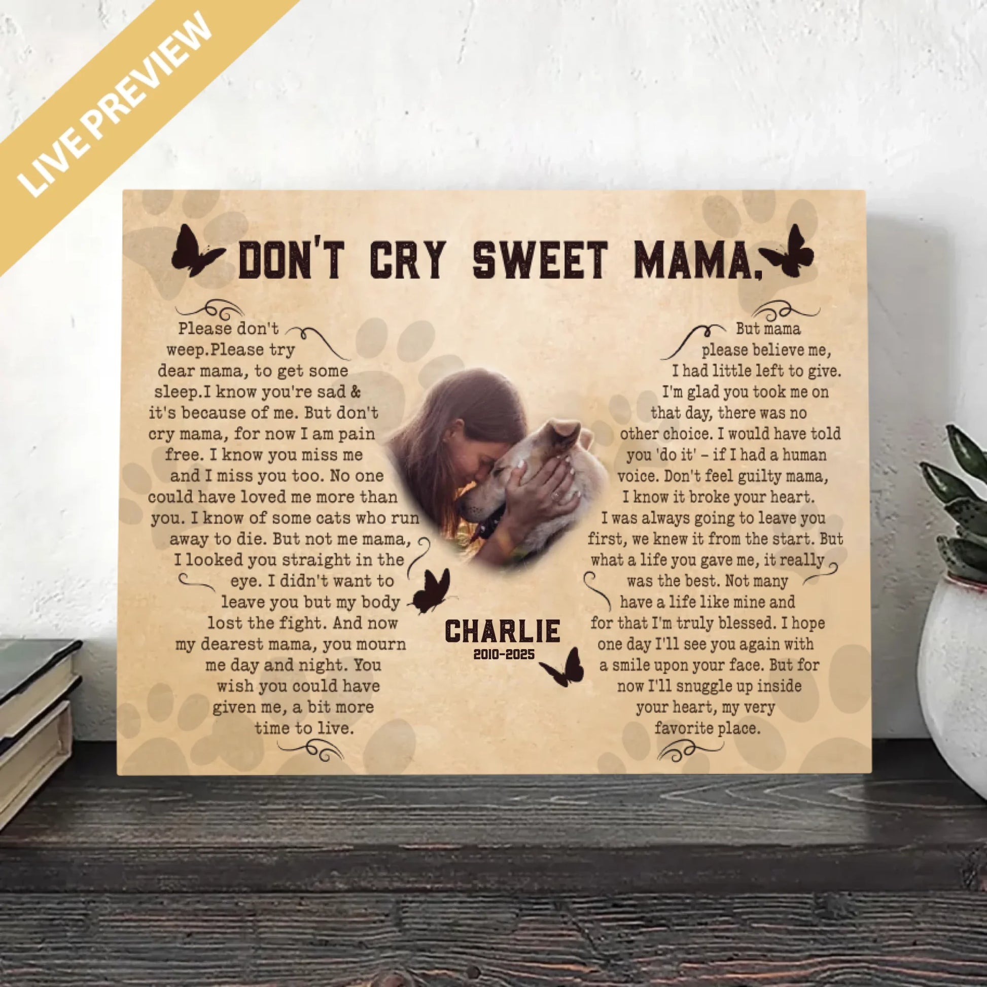20x16 - Mockup Wrapped Canvas Ngang 2