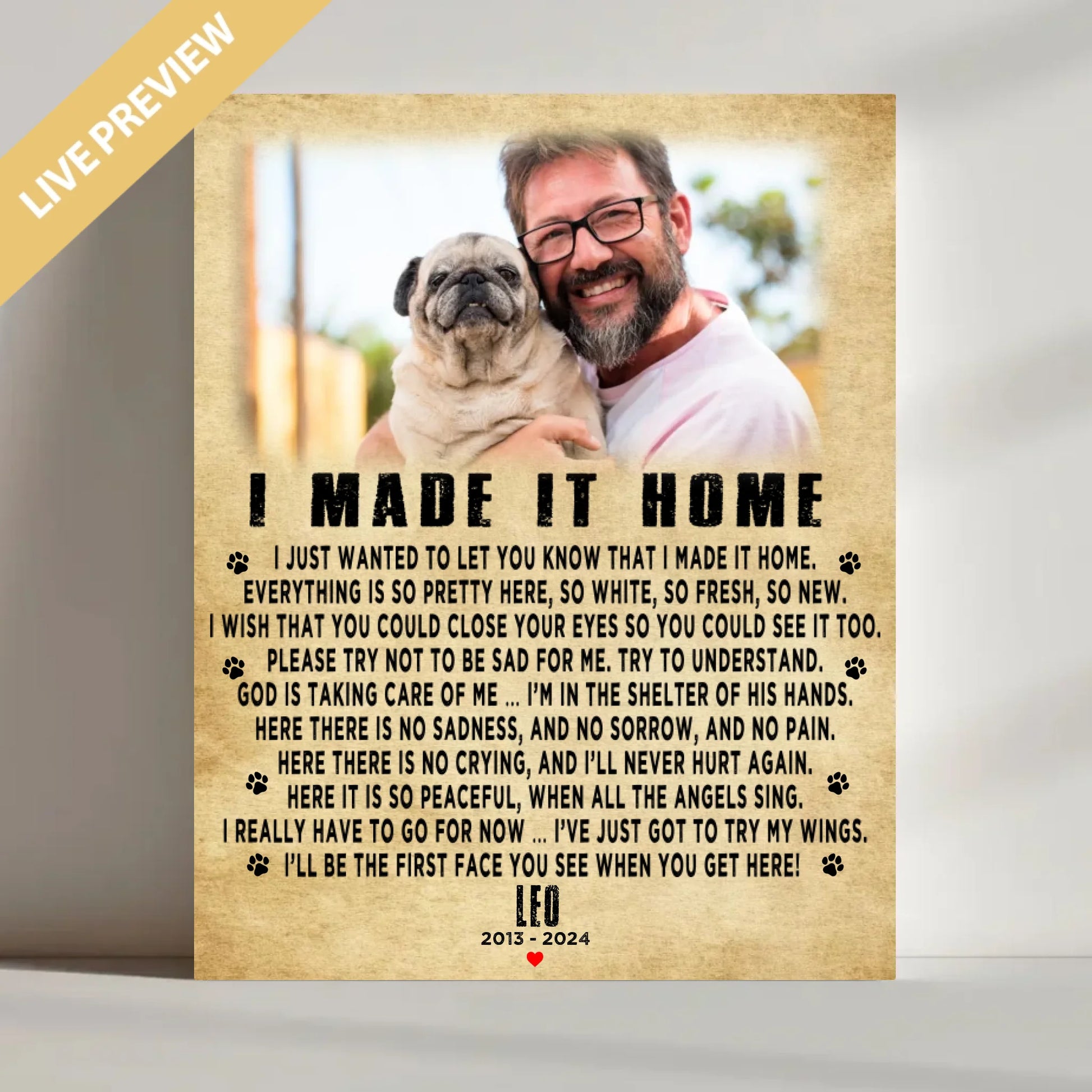 16x20 - Wrapped- Mockup Canvas Doc Bo Vien