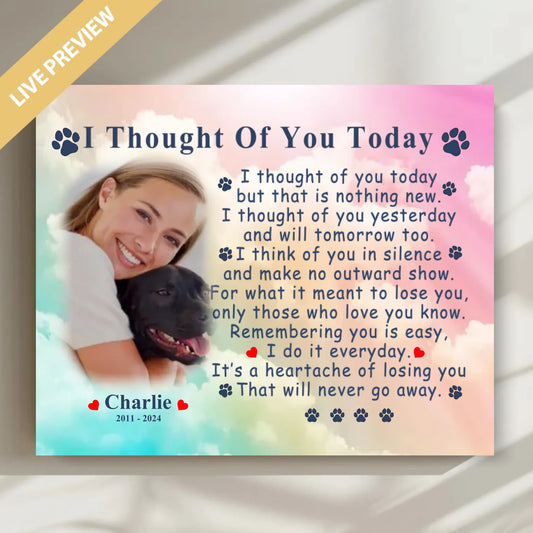 I-thought-of-you-today-dog-poem-canvas-20x16in