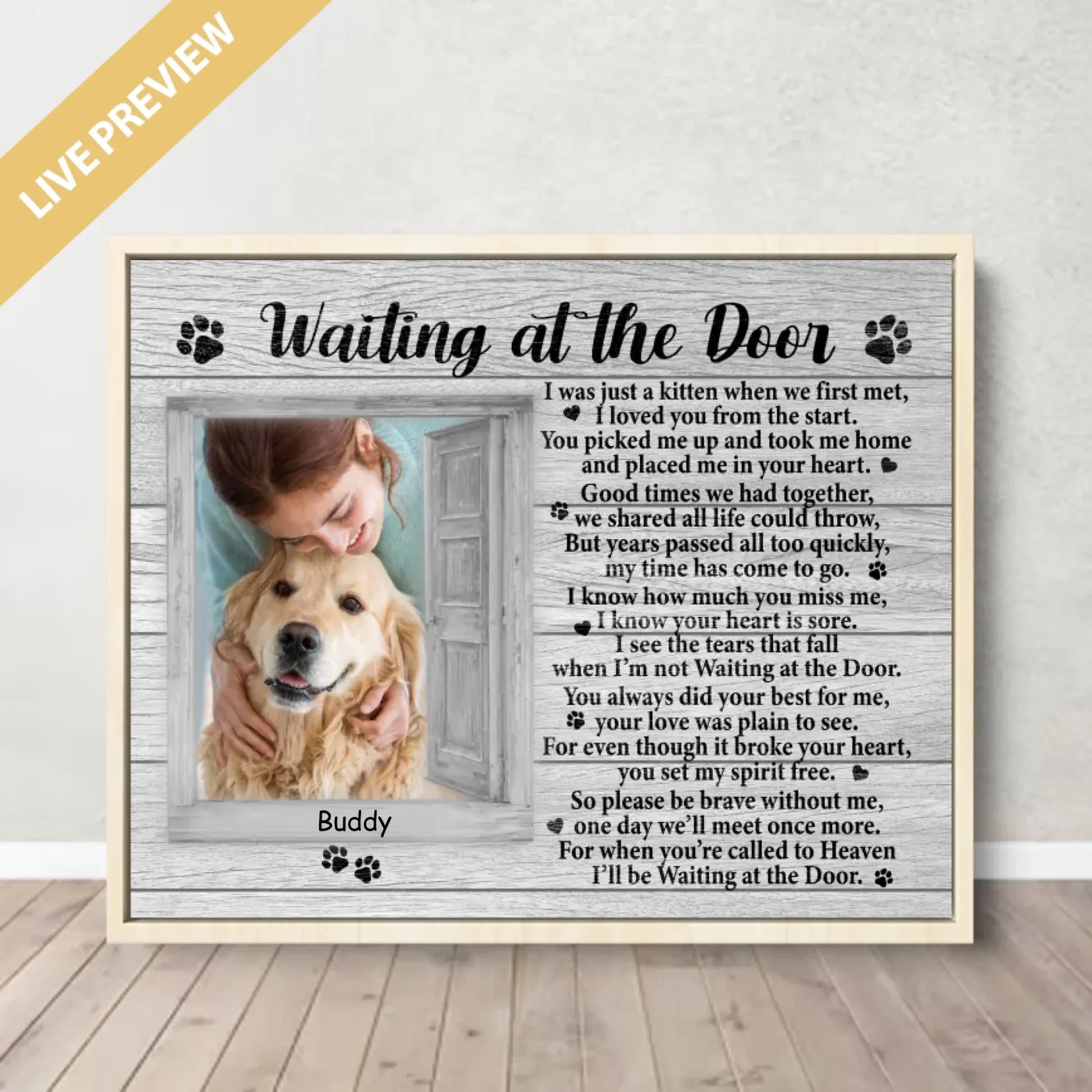 20x16 - Framed Nature - Mockup Canvas Ngang