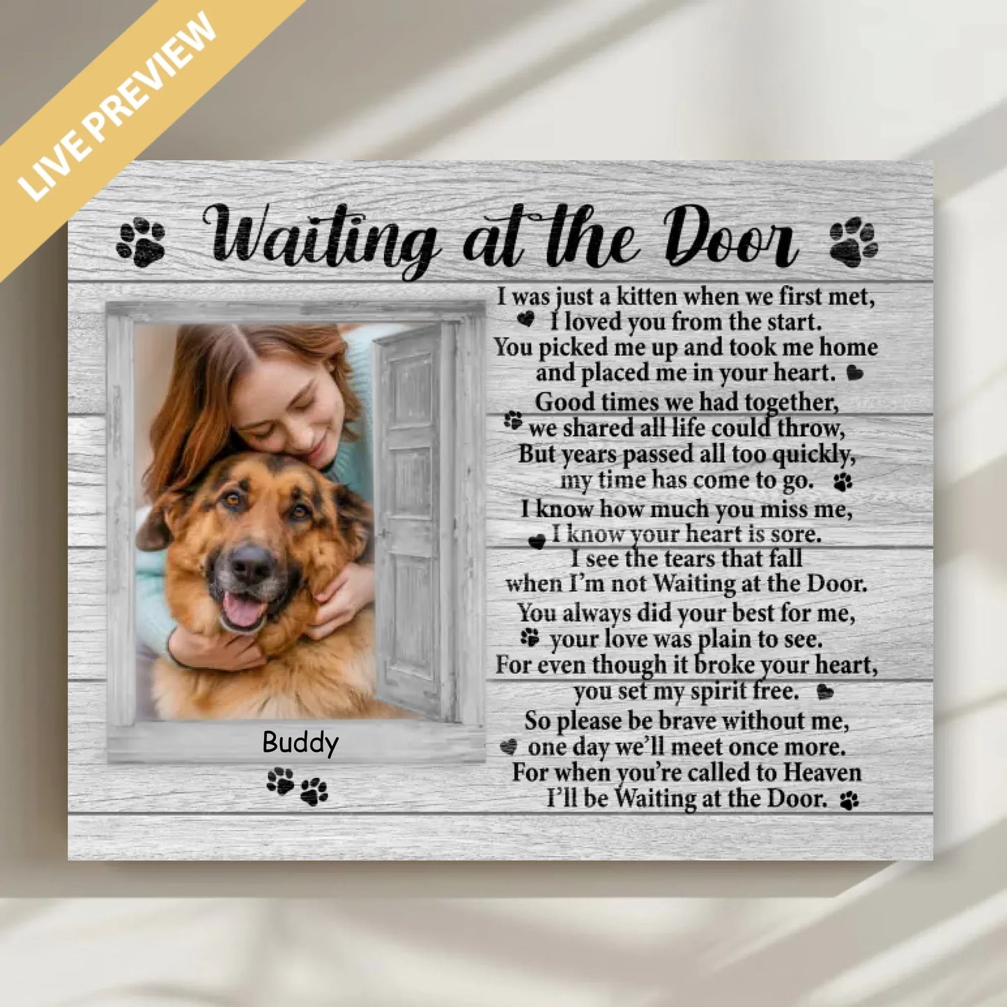 20x16 - Mockup Wrapped Canvas Ngang