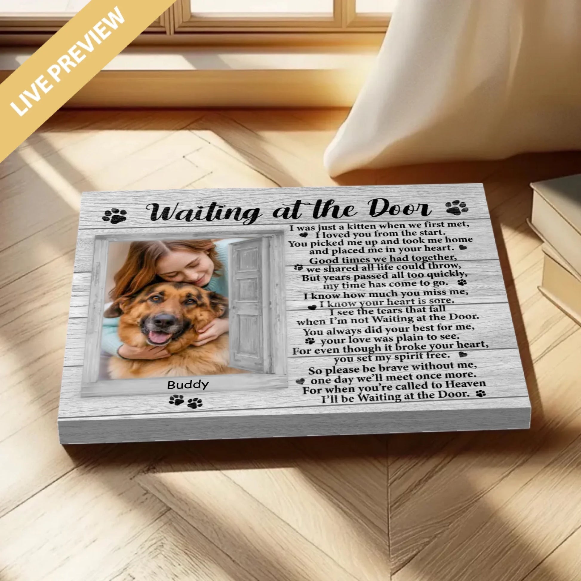 20x16 Mockup Canvas Wrapped - ngang