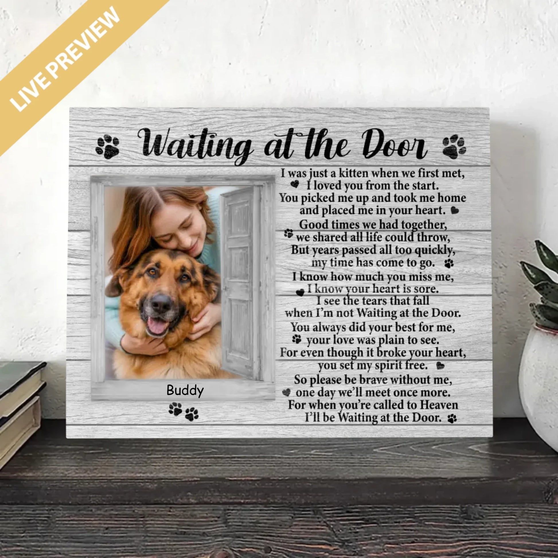 20x16 - Mockup Wrapped Canvas Ngang 2