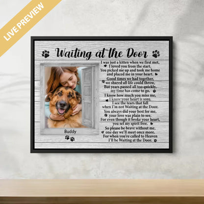 20x16 - Framed Black -Mockup Canvas Ngang