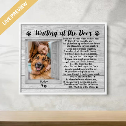 20x16 - Framed White - Mockup Canvas Ngang