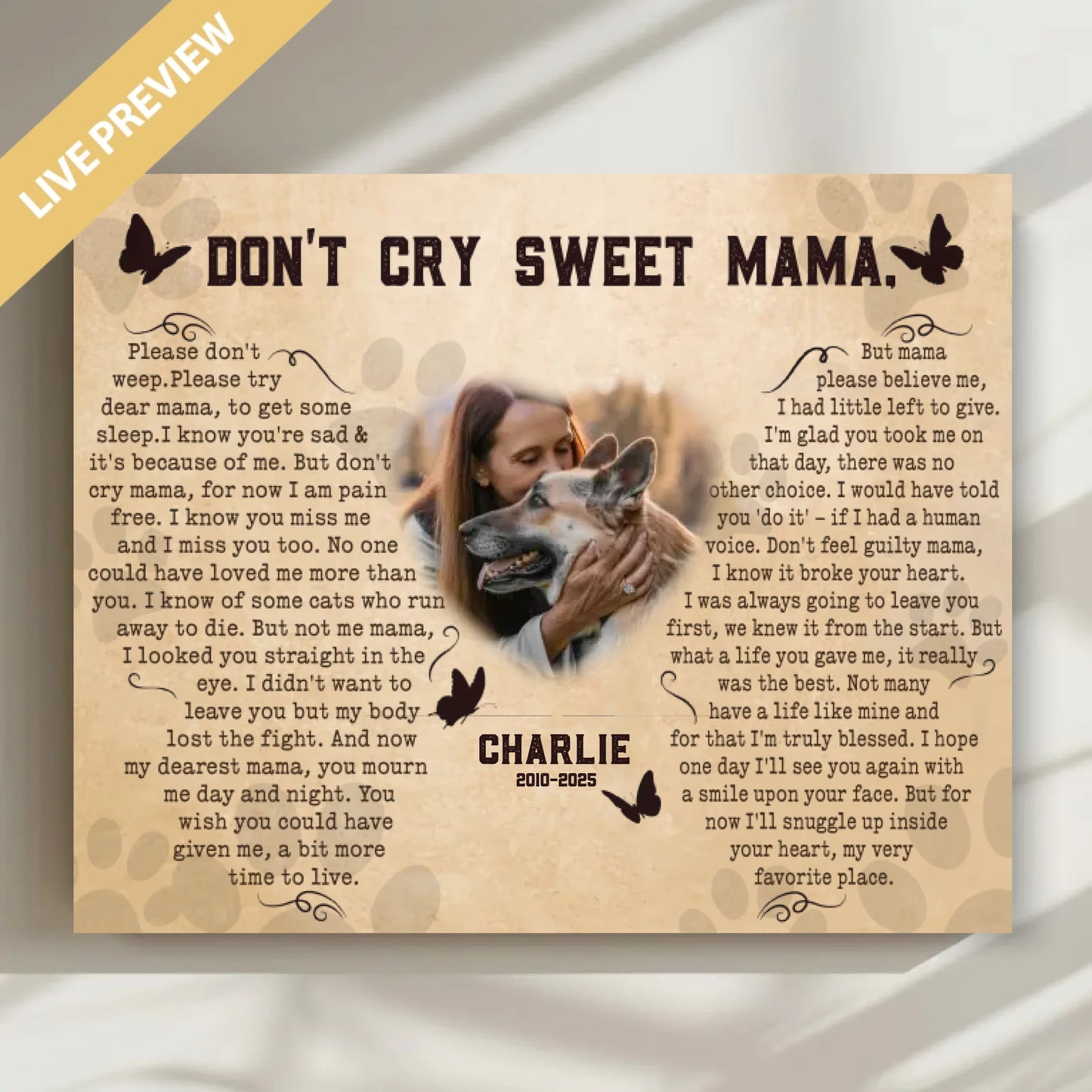 20x16 - Mockup Wrapped Canvas Ngang