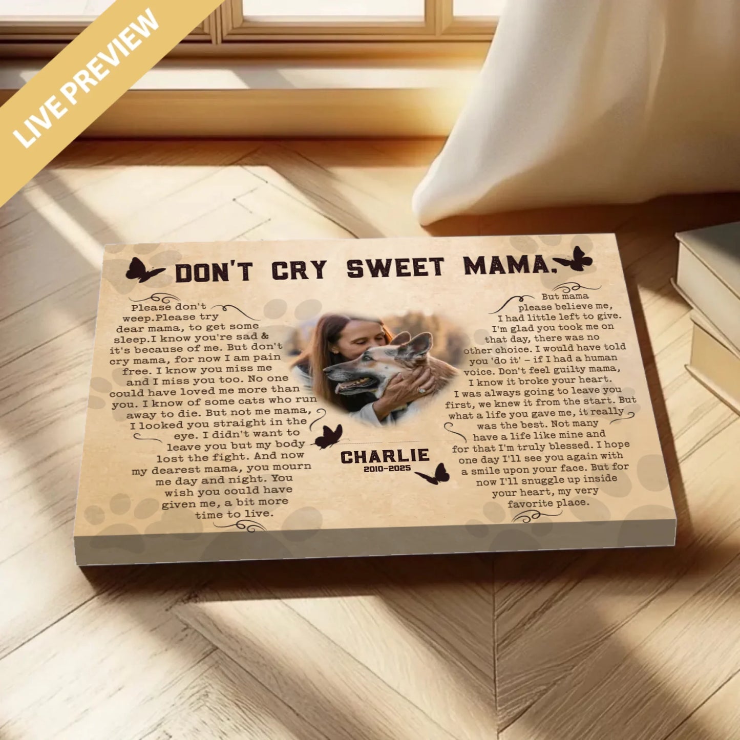 20x16 Mockup Canvas Wrapped - ngang