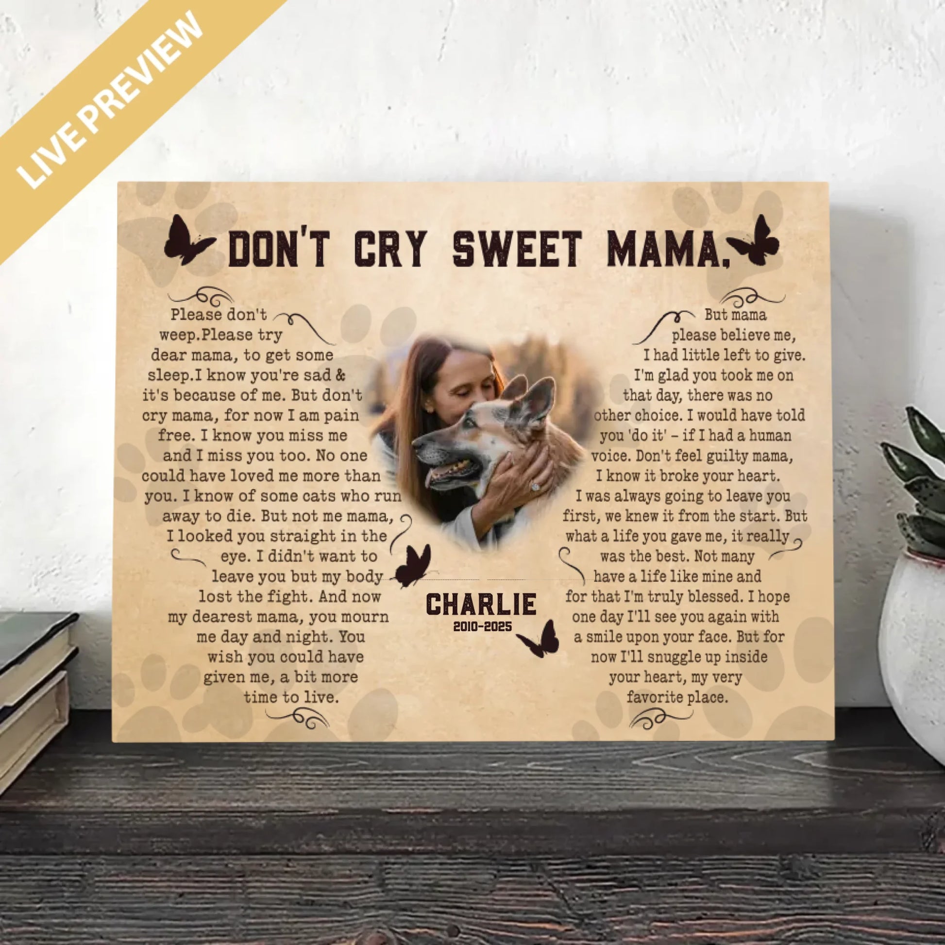 20x16 - Mockup Wrapped Canvas Ngang 2