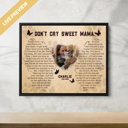 20x16 - Framed Black -Mockup Canvas Ngang