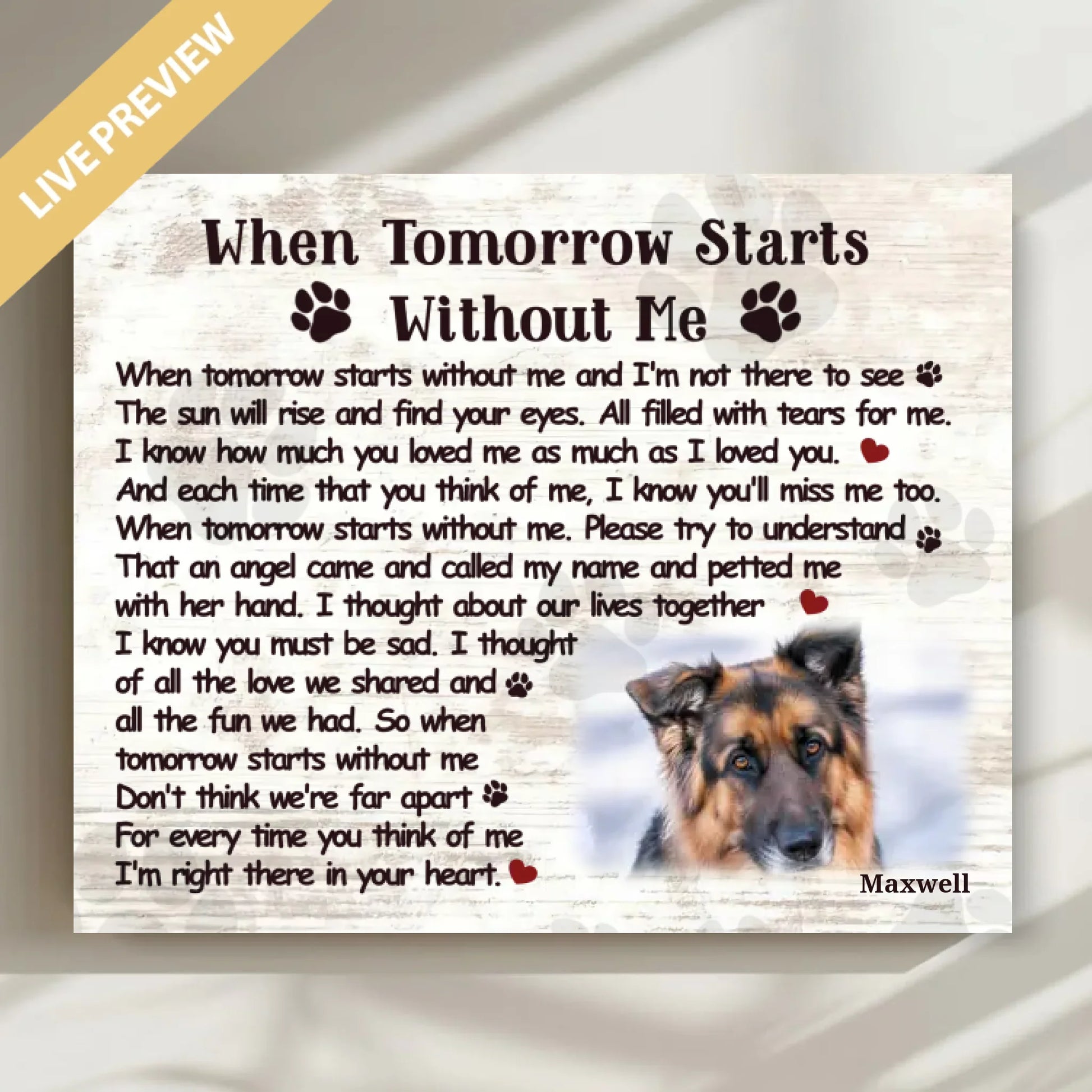 20x16 - Mockup Wrapped Canvas Ngang