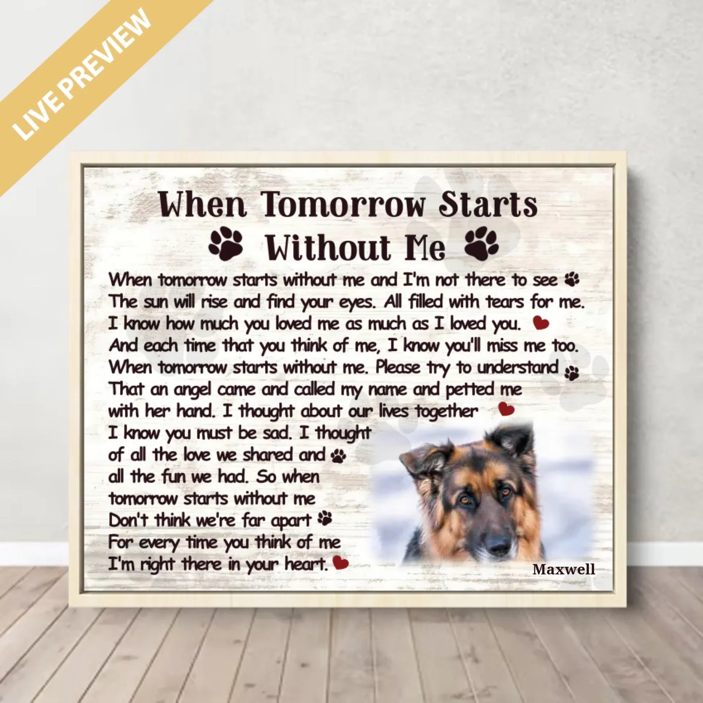 20x16 - Framed Nature - Mockup Canvas Ngang