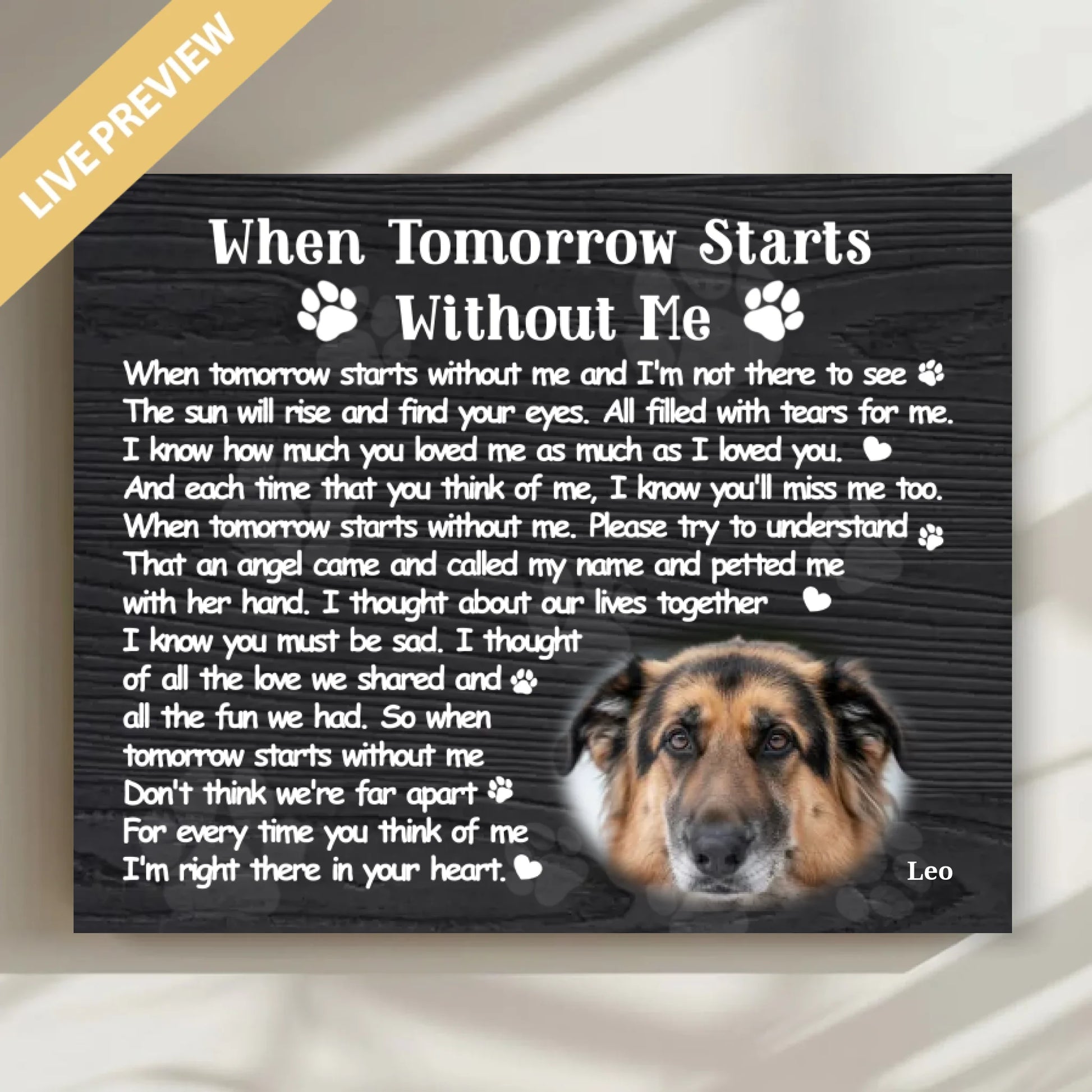 20x16 - Mockup Wrapped Canvas Ngang