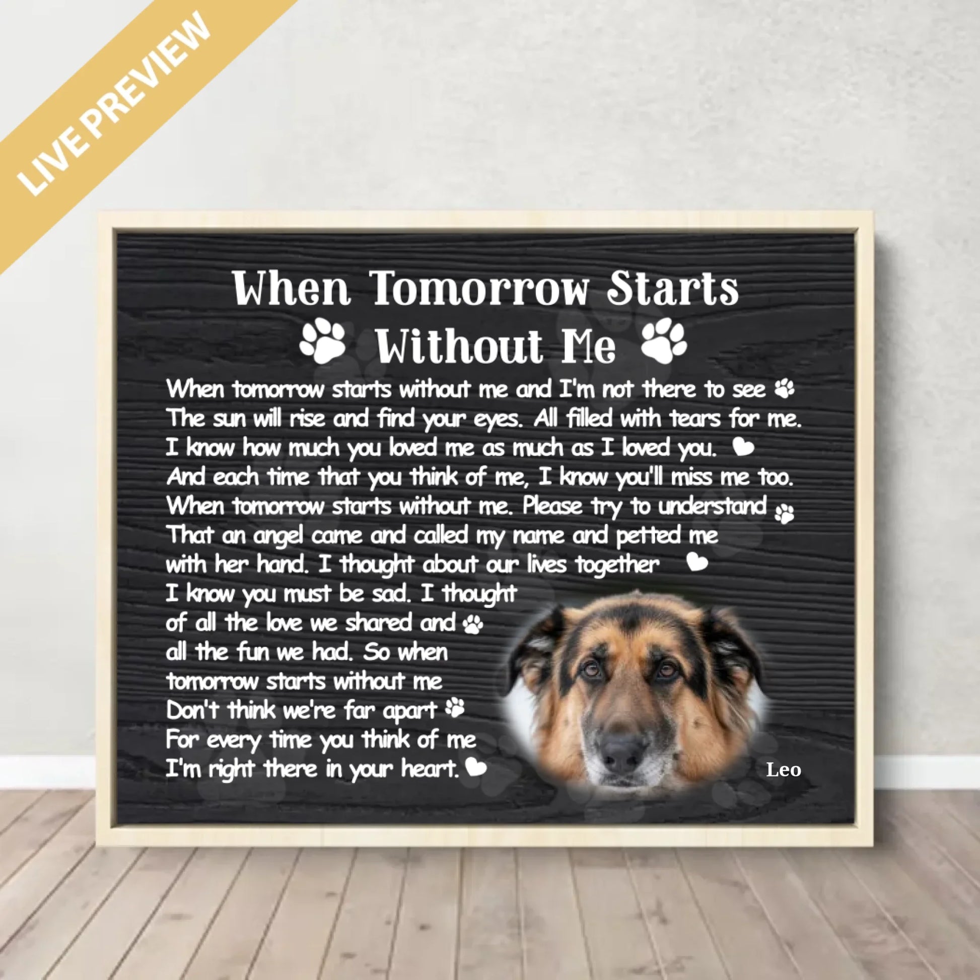 20x16 - Framed Nature - Mockup Canvas Ngang