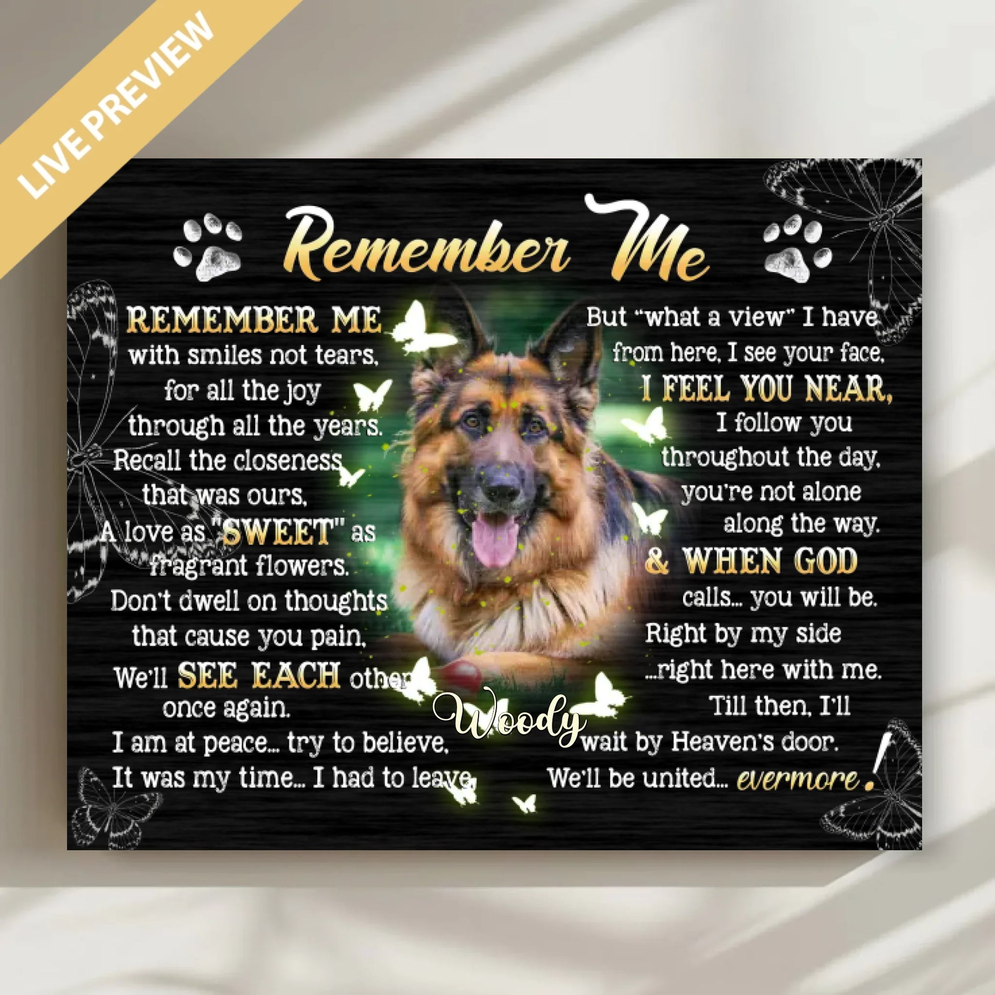 20x16 - Mockup Wrapped Canvas Ngang