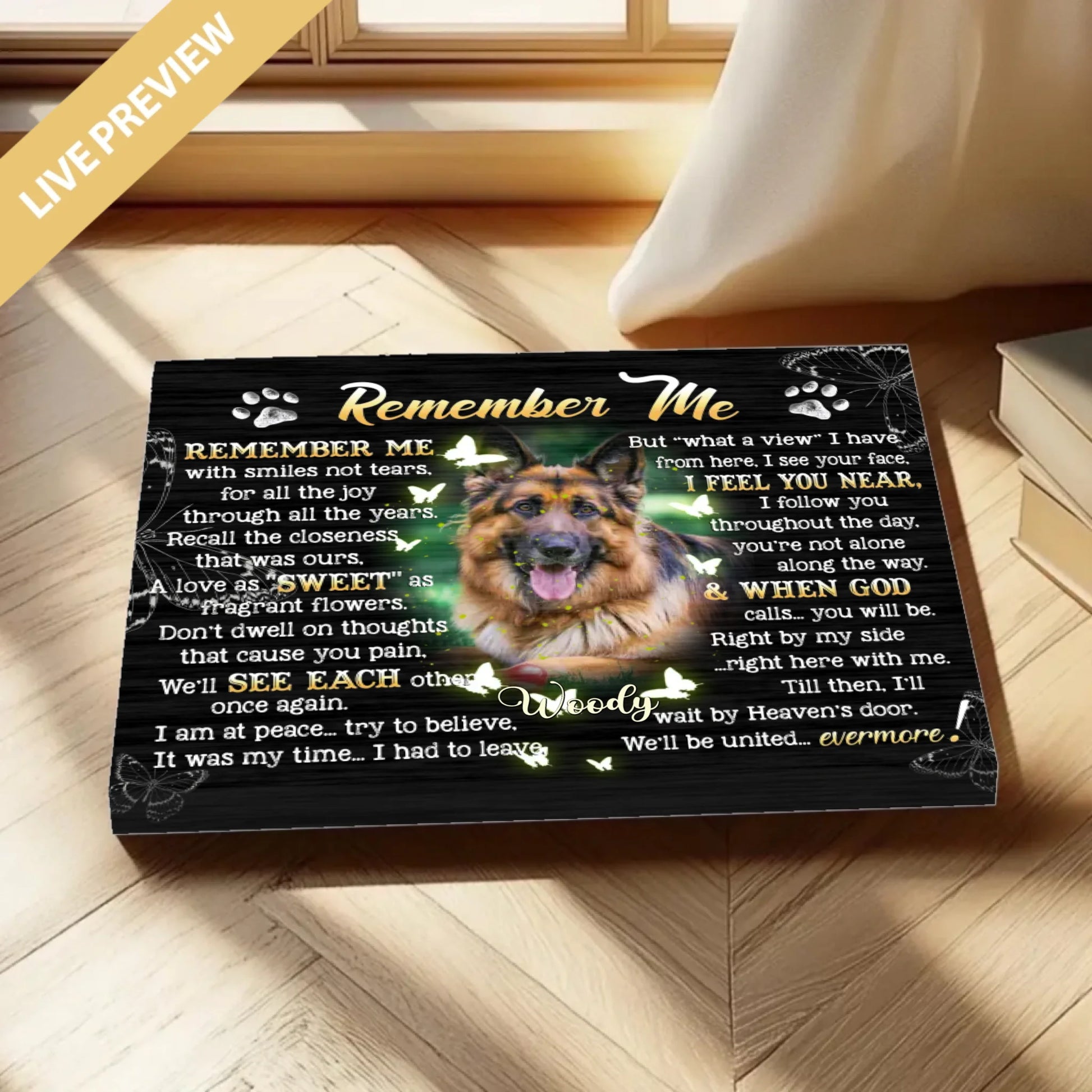 20x16 Mockup Canvas Wrapped - ngang