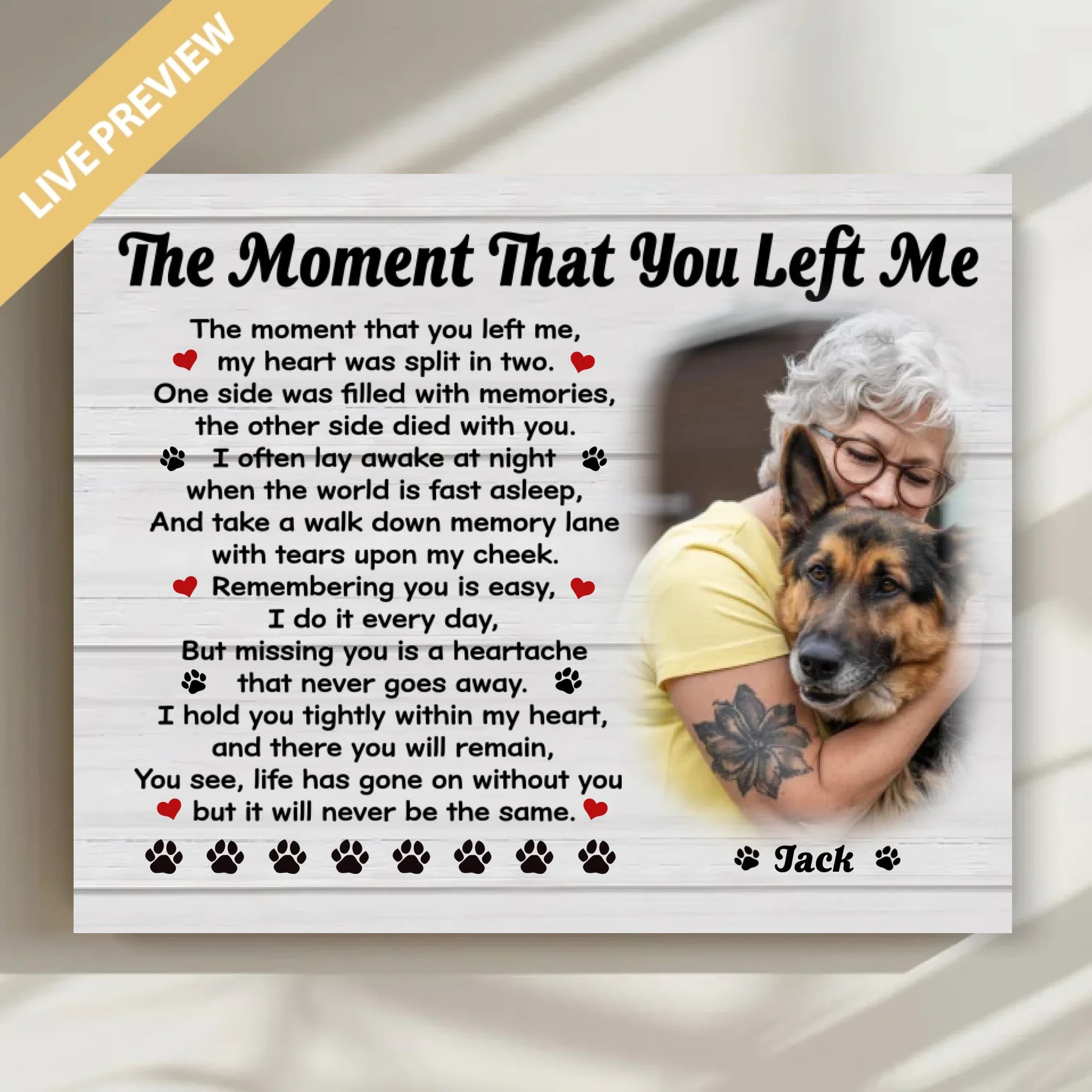 20x16 - Mockup Wrapped Canvas Ngang