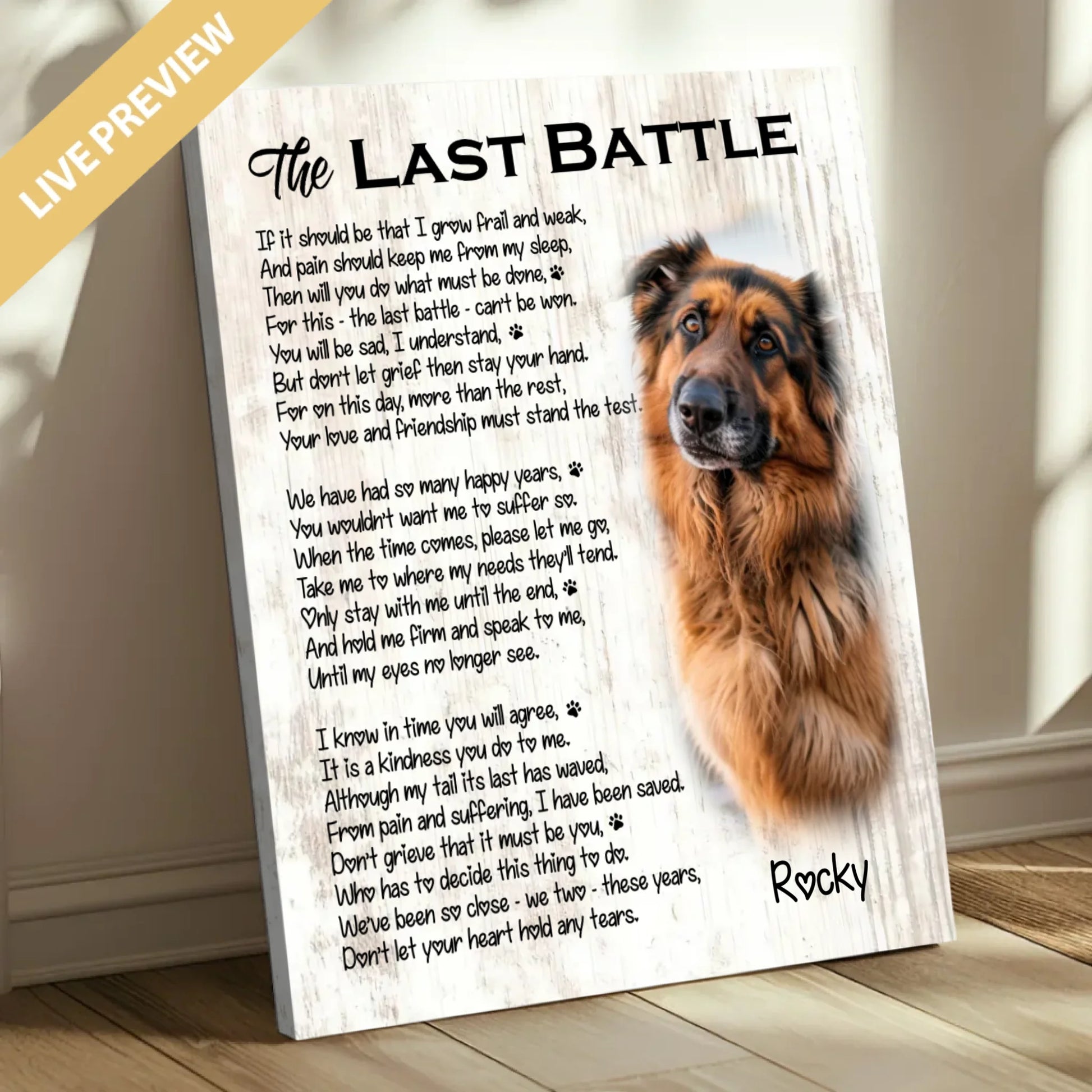 16x20 Mockup Canvas Doc Shadow 50percent