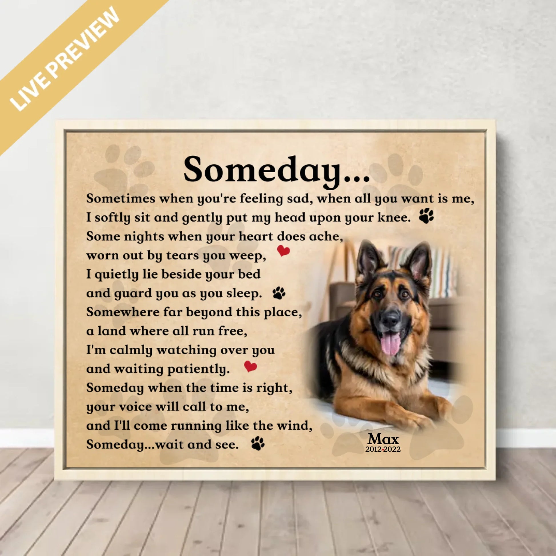 20x16 - Framed Nature - Mockup Canvas Ngang