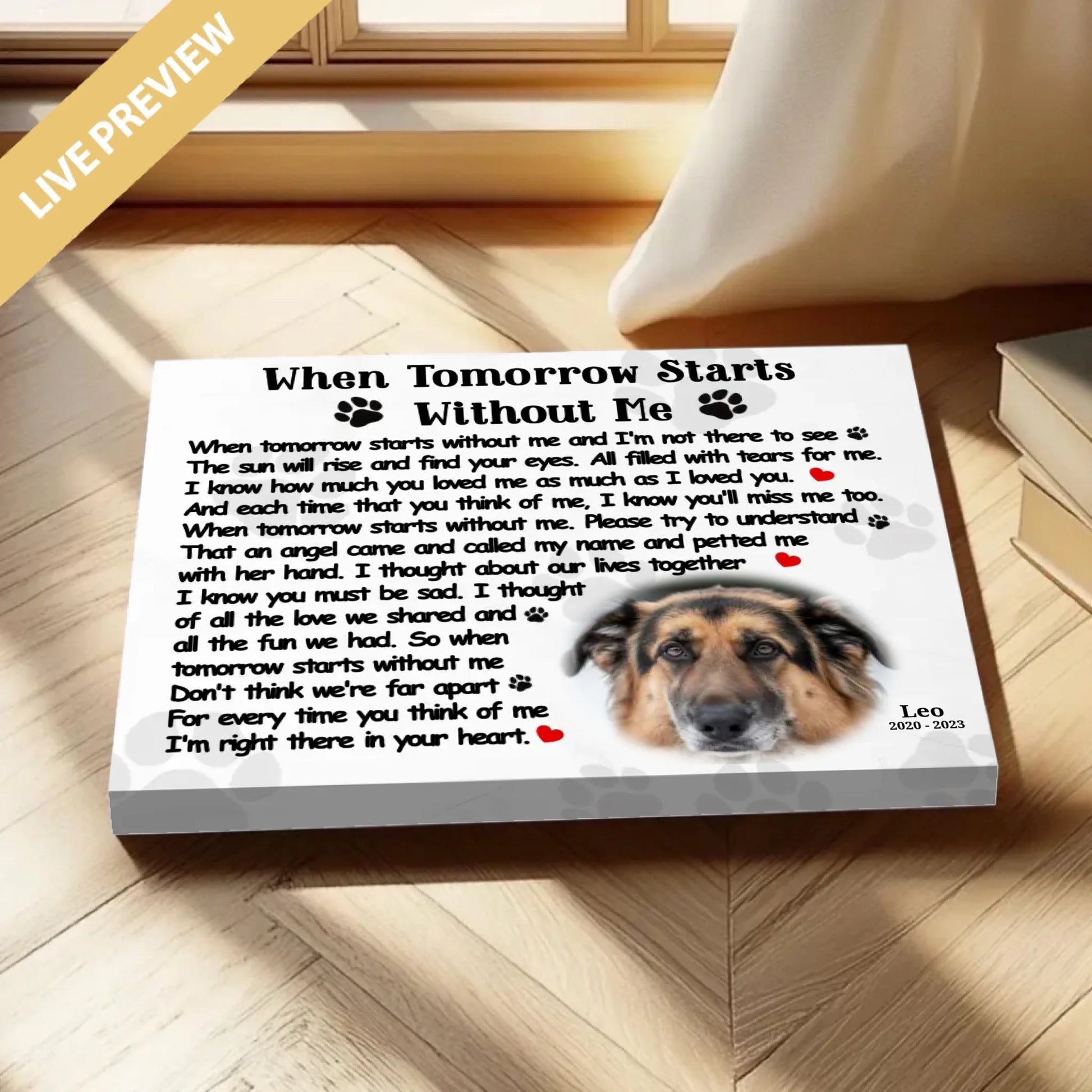 20x16 Mockup Canvas Wrapped - ngang