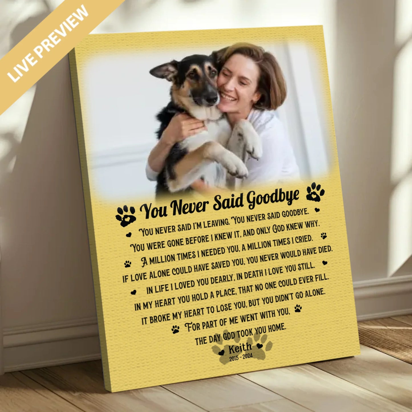 16x20 Mockup Canvas Doc Shadow 50percent