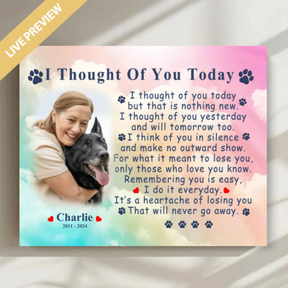 I-thought-of-you-today-dog-poem-canvas-20x16in