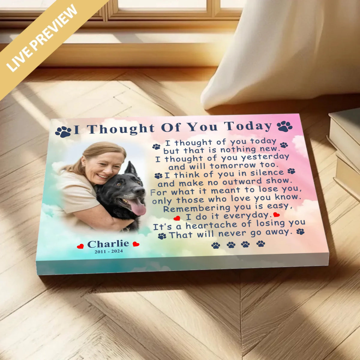 20x16 Mockup Canvas Wrapped - ngang