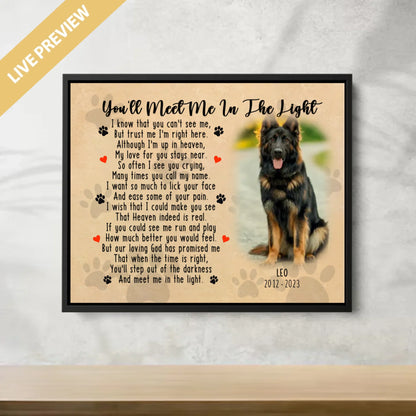 20x16 - Framed Black -Mockup Canvas Ngang