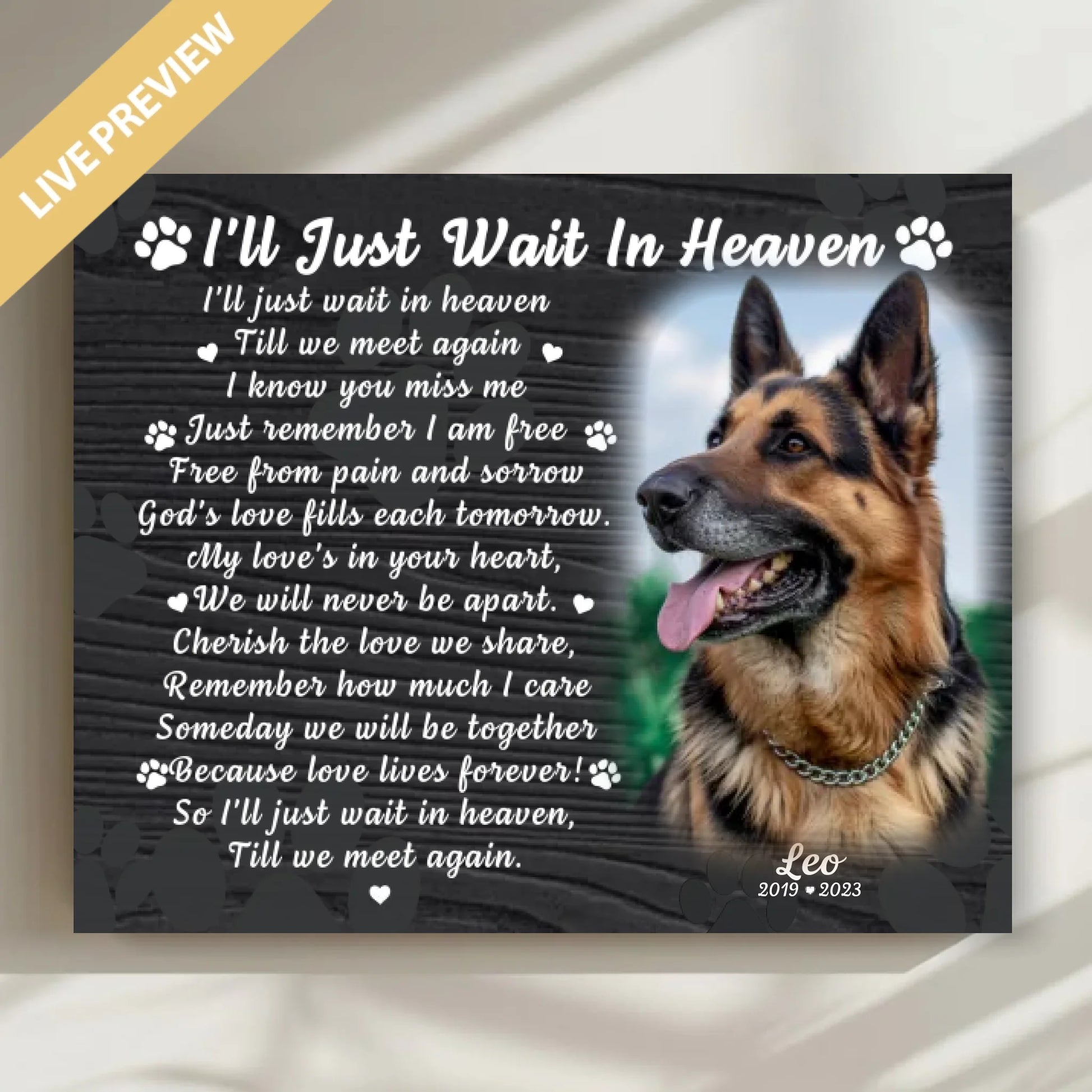 20x16 - Mockup Wrapped Canvas Ngang